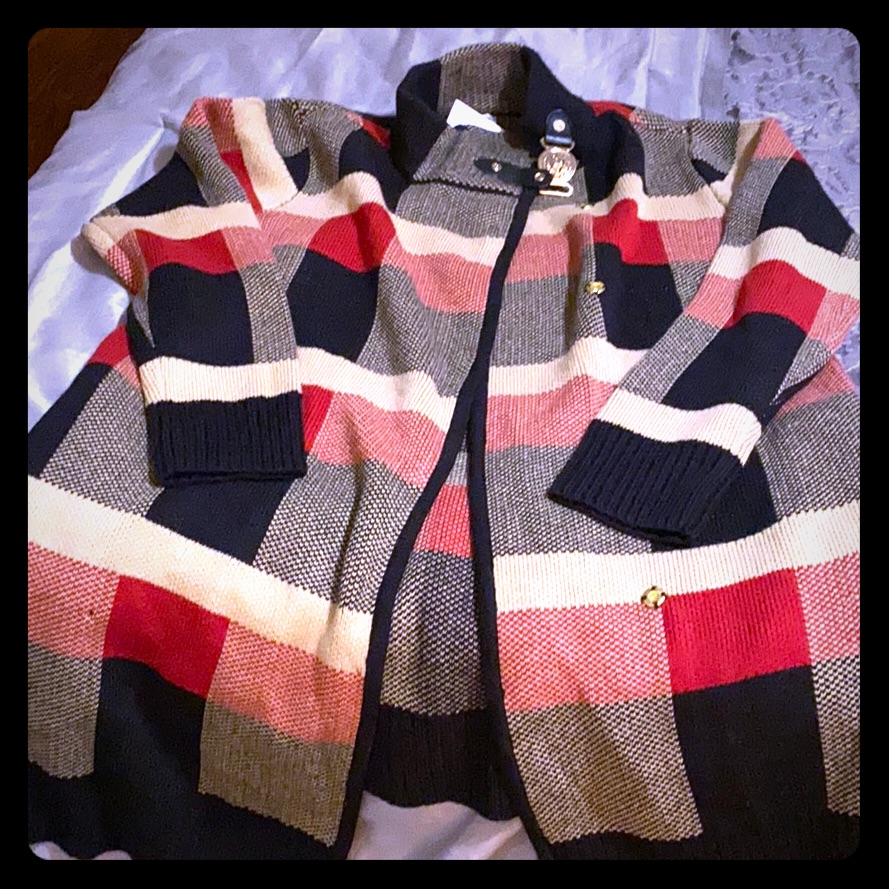 Fire Red Multi Color Coat